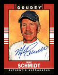Mike Schmidt Autographed 2016 Upper Deck Goodwin Champions Goudey Card #8 Philadelphia Phillies SKU #213751