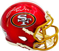 Fred Warner Autographed San Francisco 49ers Flash Red Speed Mini Helmet Beckett BAS Witness
