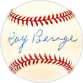 Ray Benge Autographed Official NL Baseball Brooklyn Dodgers Beckett BAS QR #BM25093