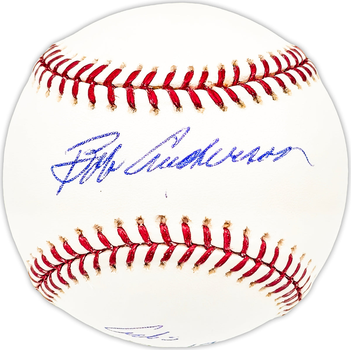 Bob Anderson Autographed Official MLB Baseball Chicago Cubs "Cubs 1957-62" Beckett BAS QR #BM25148
