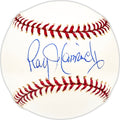 Ray Hamrick Autographed Official MLB Baseball Philadelphia Phillies Beckett BAS QR #BM25238