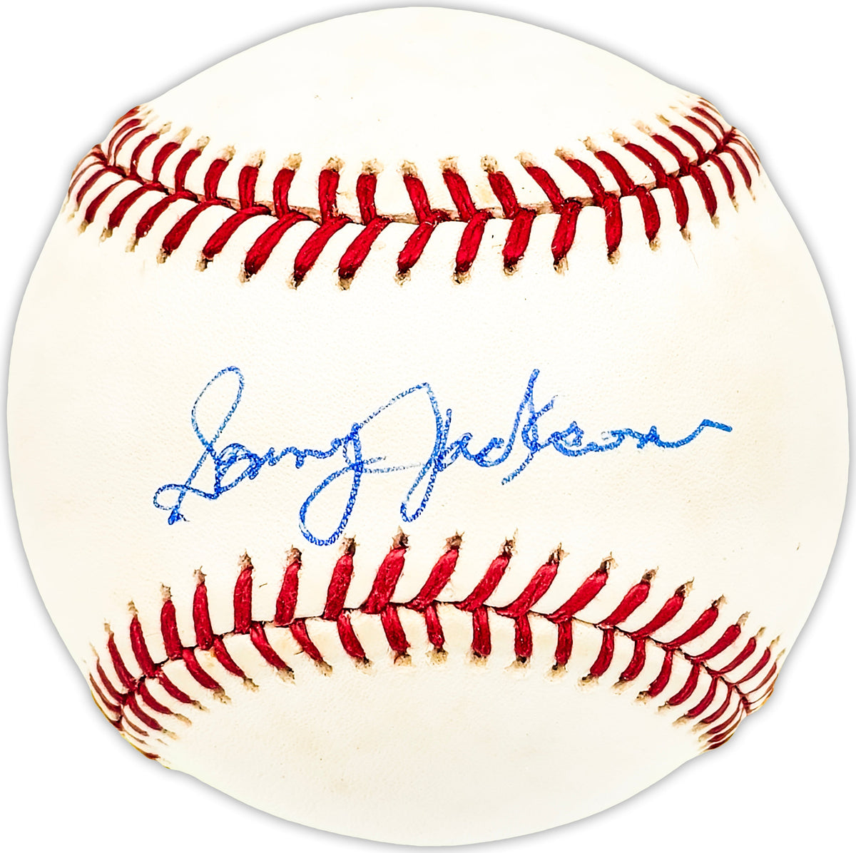 Sonny Jackson Autographed Official NL Baseball Atlanta Braves, Houston Astros Beckett BAS QR #BM25278