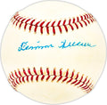 Fermin Mickey Guerra Autographed Official AL Baseball Senators, A's Beckett BAS QR #BM25568