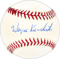 Wayne Krenchicki Autographed Official Major League Baseball Cincinnati Reds, Baltimore Orioles Beckett BAS QR #BM25657