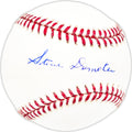 Steve Demeter Autographed Official MLB Baseball Detroit Tigers, Cleveland Indians Beckett BAS QR #BM25783