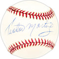 Teodoro Ted Teddy Martinez Autographed Official NL Baseball New York Mets, Los Angeles Dodgers Beckett BAS QR #BM25785