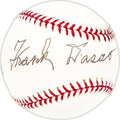 Frank Dasso Autographed Official MLB Baseball Cincinnati Reds Beckett BAS QR #BM25296