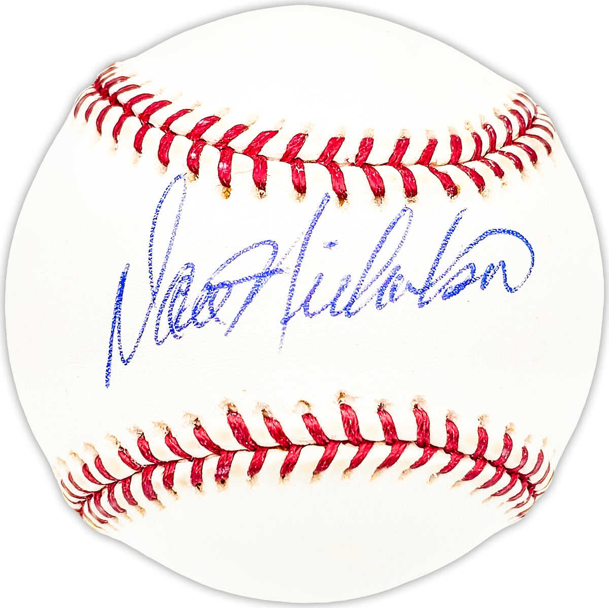 Dave Nicholson Autographed Official MLB Baseball Baltimore Orioles, Chicago White Sox Beckett BAS QR #BM25321
