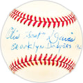 Otis Scat Davis Autographed Official NL Baseball Brooklyn Dodgers "1946" Beckett BAS QR #BM25342