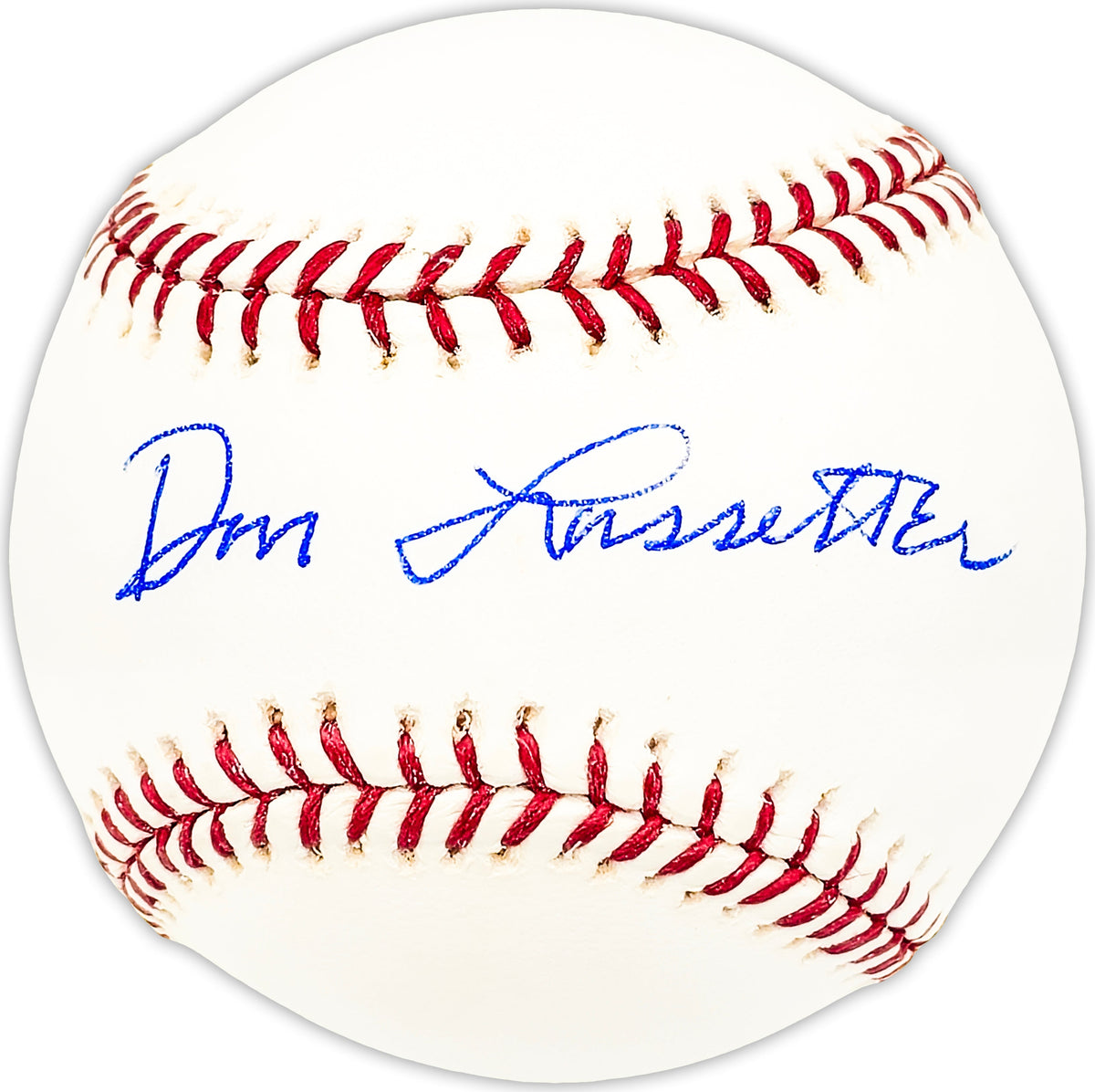 Don Lassetter Autographed Official MLB Baseball St. Louis Cardinals Beckett BAS QR #BM25033