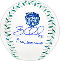 Zac Gallen Autographed Official 2023 All Star Game Logo MLB Game Baseball Arizona Diamondbacks "1st All Star Game" Beckett BAS Witness