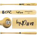 Luis Robert Jr. Autographed Blonde Rawlings Adirondack Baseball Bat Chicago White Sox Beckett BAS Witness