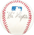 Les Layton Autographed Official MLB Baseball New York Giants