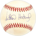 Luther Hackman Autographed Official NL Baseball St. Louis Cardinals