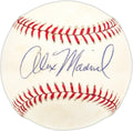 Alex Madrid Autographed Official NL Baseball Philadelphia Phillies