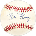 Tim Flannery Autographed Official NL Baseball San Diego Padres