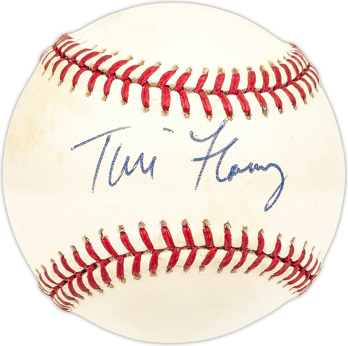 Tim Flannery Autographed Official NL Baseball San Diego Padres