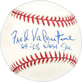 Fred Valentine Autographed Official League Baseball Washington Senators "64-68"