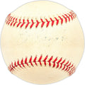 Ed Kazak Autographed Official AL Baseball St. Louis Cardinals, Cincinnati Reds