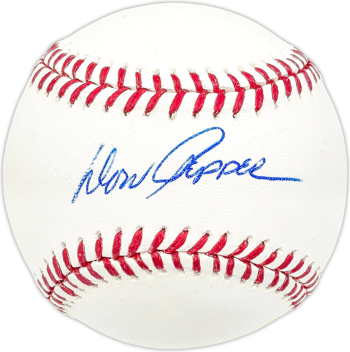 Don Pepper Autographed Official MLB Baseball Detroit Tigers