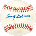 Denny Galehouse Autographed Official AL Baseball Boston Red Sox, Cleveland Indians