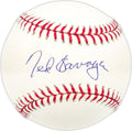 Ted Savage Autographed Official MLB Baseball St. Louis Cardinals, Los Angeles Dodgers