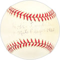 Hobie Landrith Autographed Official 1994 NLCS Logo Baseball New York Mets "1st Mets Player 1962"