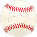 John Miller Autographed Official AL Baseball Baltimore Orioles