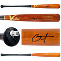 Coby Mayo Autographed Brown Victus Player Model Baseball Bat Baltimore Orioles Beckett BAS Witness