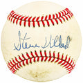 Steve Dillard Autographed Official AL Baseball Boston Red Sox (Smudged) Beckett BAS QR #BH039030
