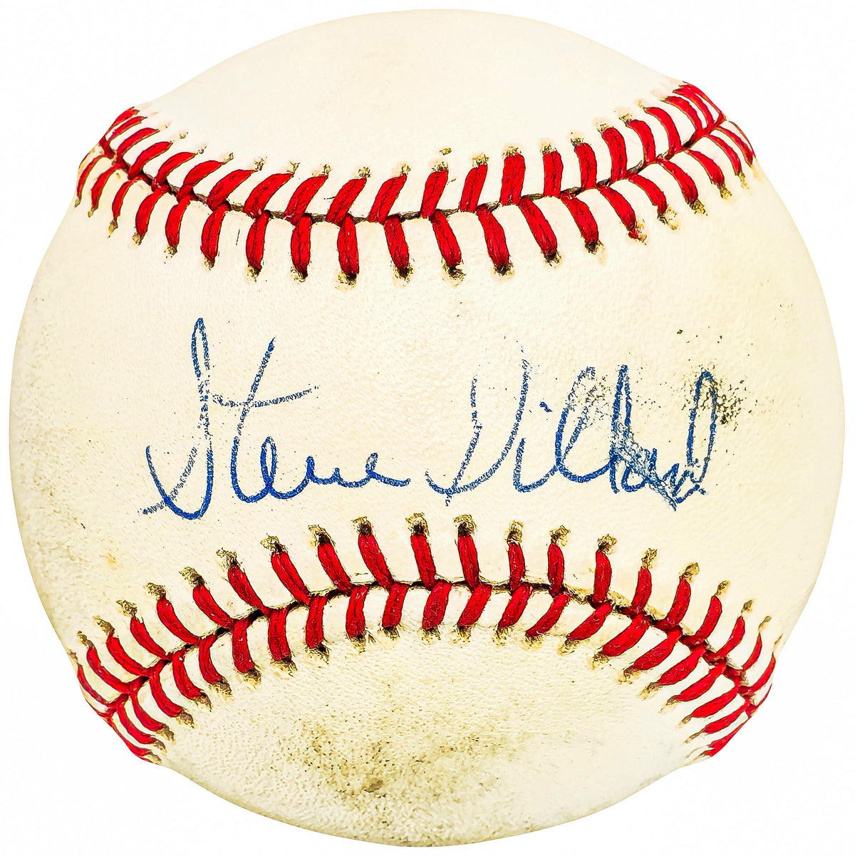 Steve Dillard Autographed Official AL Baseball Boston Red Sox (Smudged) Beckett BAS QR #BH039030