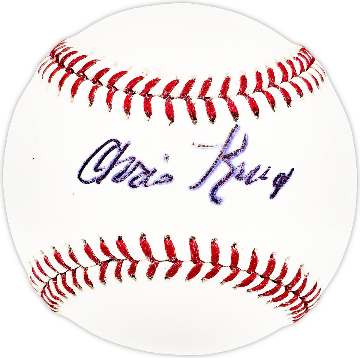 Chris Krug Autographed Official MLB Baseball Chicago Cubs