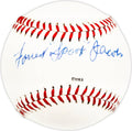 Forrest Spook Jacobs Autographed Official Cooper Baseball Pirates, KC A's