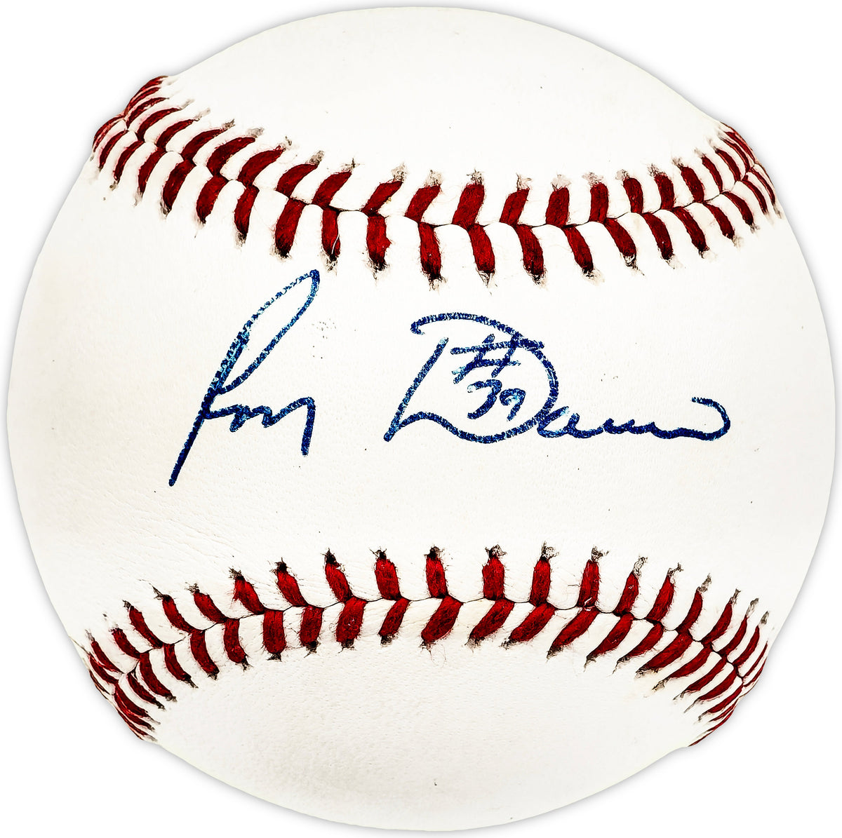Ron Davis Autographed Official Wilson Baseball New York Yankees, Minnesota Twins