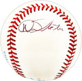 Dan Pfister Autographed Official AL Baseball KC A's