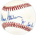 Adam Peterson Autographed Official NL Baseball San Diego Padres "91"