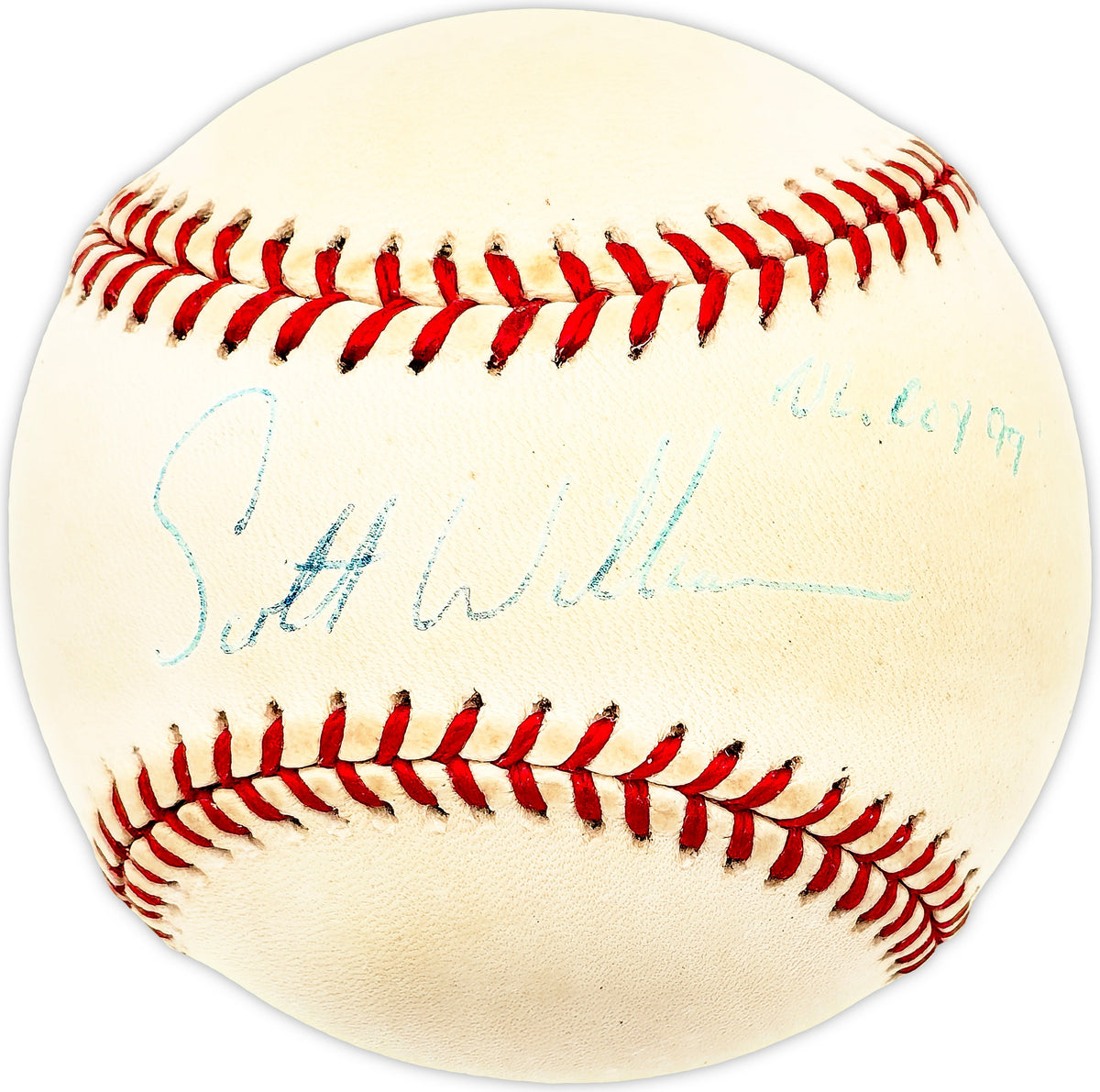 Scott Williamson Autographed Official NL Baseball Cincinnati Reds "NL ROY 99"