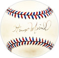 Stump Merrill Autographed Official 1995 All Star Game Logo MLB Baseball New York Yankees