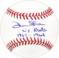 Don Shaw Autographed Official MLB Baseball New York Mets "NY Mets 1967-68"
