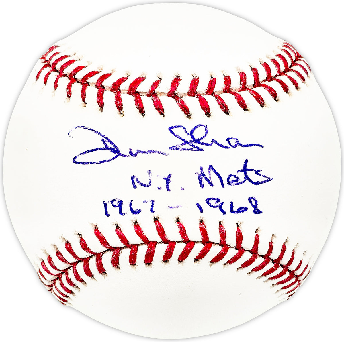 Don Shaw Autographed Official MLB Baseball New York Mets "NY Mets 1967-68"