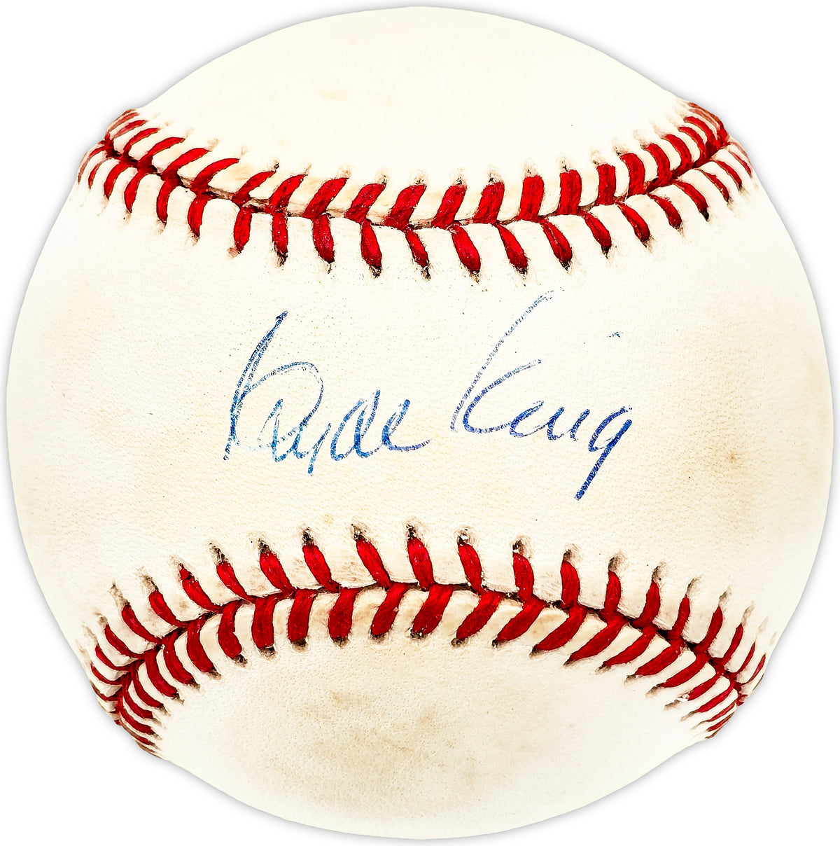 Clyde King Autographed Official NL Baseball Los Angeles Dodgers, Cincinnati Reds PSA/DNA #T37087