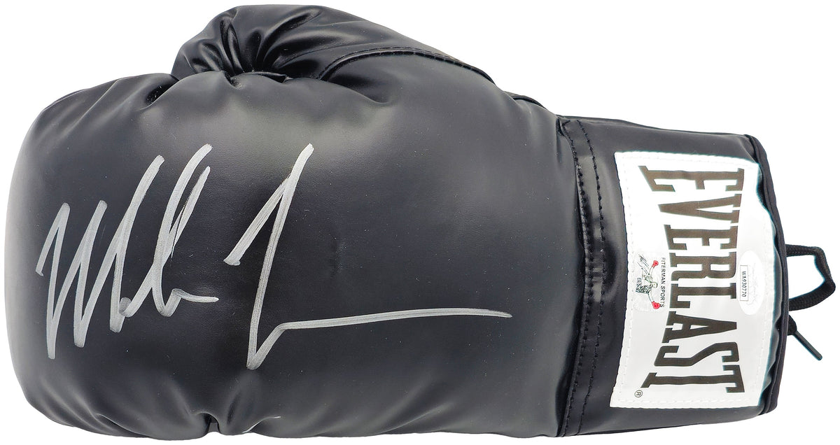 Mike Tyson Autographed Black Everlast Left Handed LH Boxing Glove Left Handed LH Boxing Glove JSA