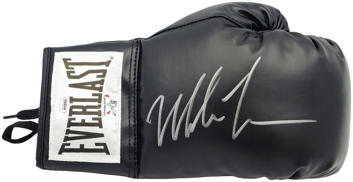 Mike Tyson Autographed Black Everlast Right Handed RH Boxing Glove Right Handed RH Boxing Glove JSA