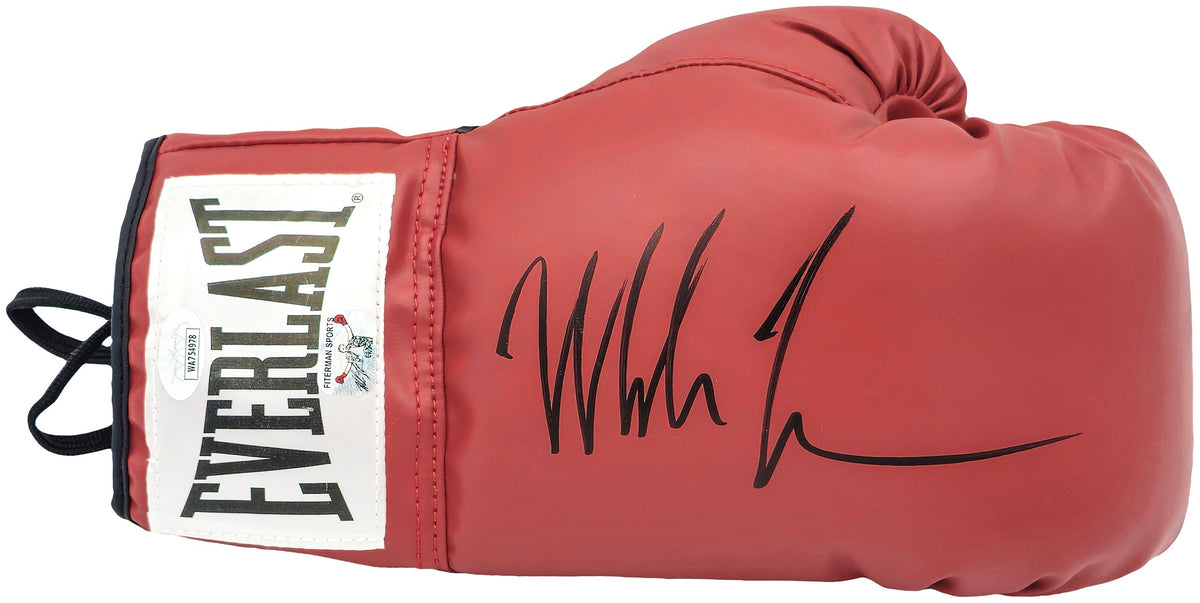 Mike Tyson Autographed Red Everlast Right Handed RH Boxing Glove Right Handed RH Boxing Glove JSA