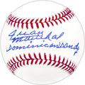 Juan Marichal Autographed Official MLB Baseball San Francisco Giants "Dominican Dandy" Beckett BAS Witness