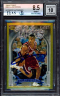 Allen Iverson Autographed 1996-97 Finest Gold Rookie Card #280 Philadelphia 76ers BGS 8.5 Auto Grade Gem Mint 10 Beckett BAS #15530902