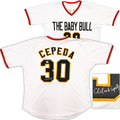 San Francisco Giants Orlando Cepeda Autographed White Baseball Jersey JSA