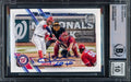 Juan Soto Autographed 2021 Topps Card #330 New York Yankees Auto Grade Gem Mint 10 Beckett BAS
