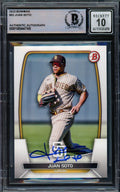 Juan Soto Autographed 2023 Bowman Card #52 New York Yankees Auto Grade Gem Mint 10 Beckett BAS