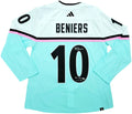 Seattle Kraken Matty Beniers Autographed White Adidas 2023 All Star Game Jersey Size 54 "1st ASG 2-4-23" Fanatics Holo Stock #215324